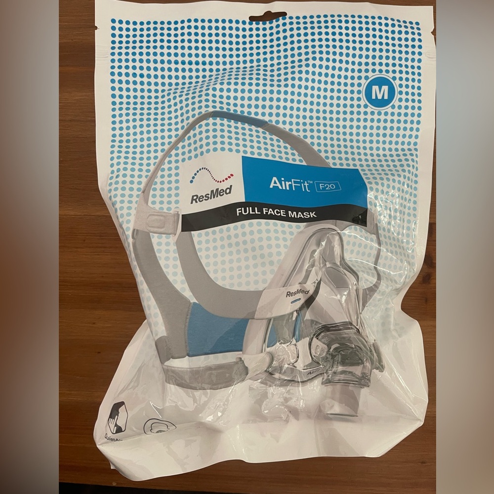 NEW ResMed AirFit F20 Cushion Full Face Mask - Medium 63401